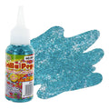 Diamantina Pegamento Brilla Pega Verde Agua 1 Pza De 50ml Verde Agua