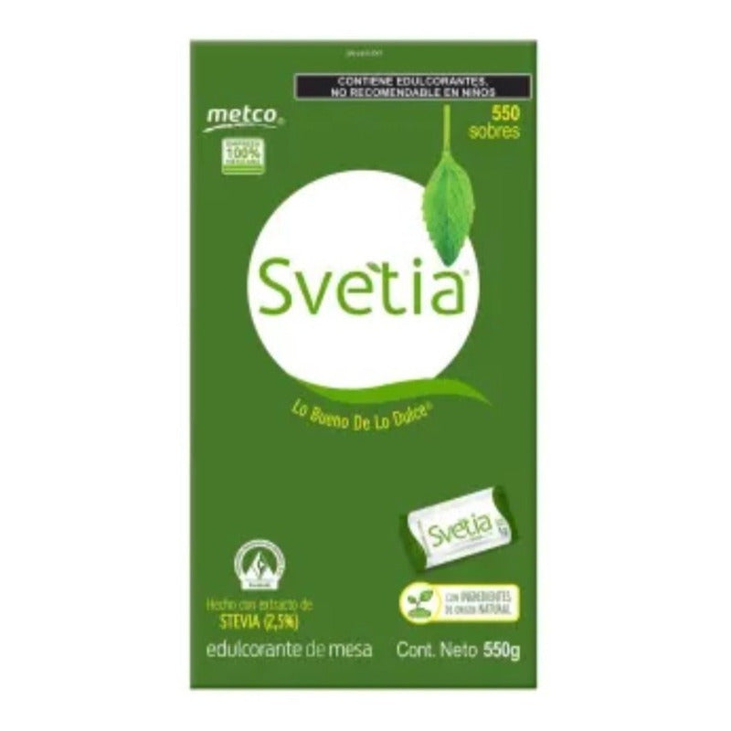 Endulzante Svetia 550 Sobres De 1g