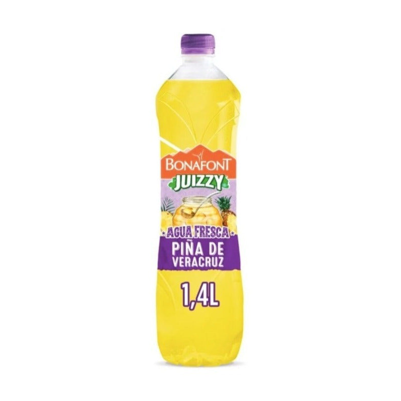 Agua Bonafont Juizzy Piña De Veracruz 1.4l 6pzas
