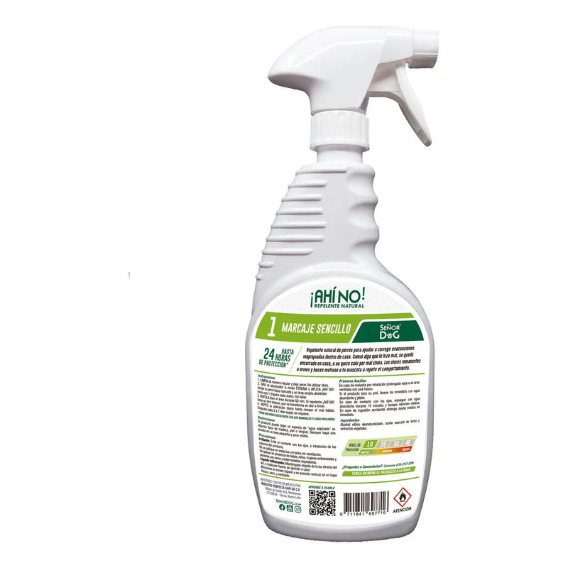 Señor Dog® Nivel 1 Interiores Marcaje Ocasional. ¡ahí No! Repelente De Perros