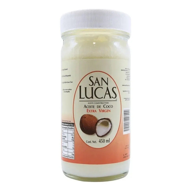 Aceite De Coco San Lucas Extra Virgen 450ml