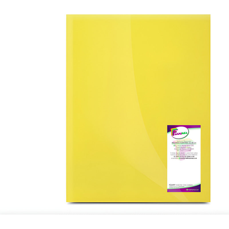 Foamy Color Amarillo Canario Tamaño Carta Paquete De 5 Pz Amarillo Foamy Tam Carta Paq 5 Canario