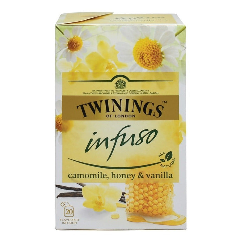 Te De Manzanilla Miel Y Vainilla Twinings 30 Grs 20bolsitas