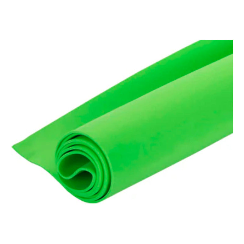 Placa De Fomi Color Verde Lima 3 Piezas De 90cm X 1m