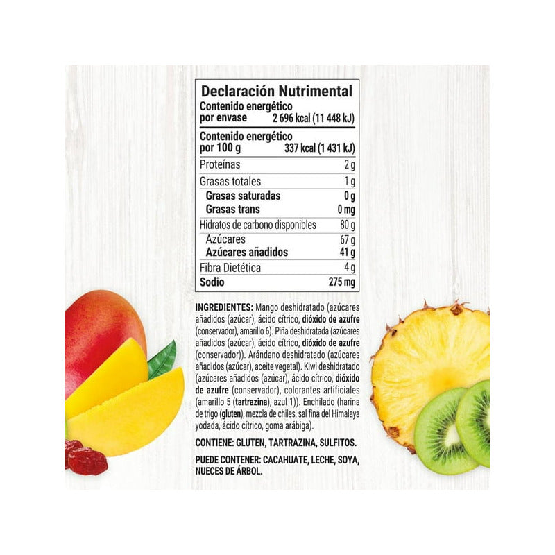 Mix Frutas Enchiladas Sal Himalaya 800g Mister