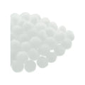 Mercería Pom Poms De 19mm Color Blanco 1 Paq De 100pz