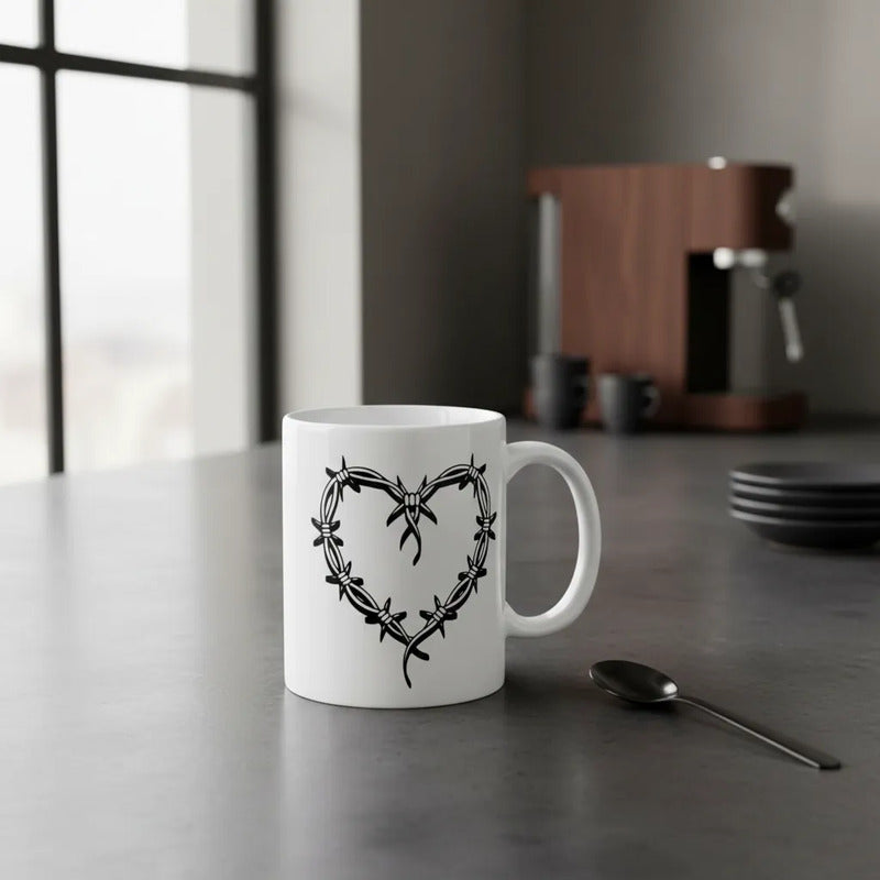 Taza Karol G (modelos) Blanca Corazón