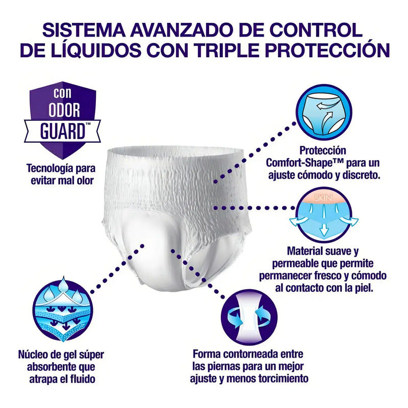 Ropa Interior Member's Mark Unisex Para Adulto Talla G 32pzs Grande
