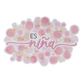 Letrero Revelación De Genero/baby Shower Es Niña 45x66cm 1pz