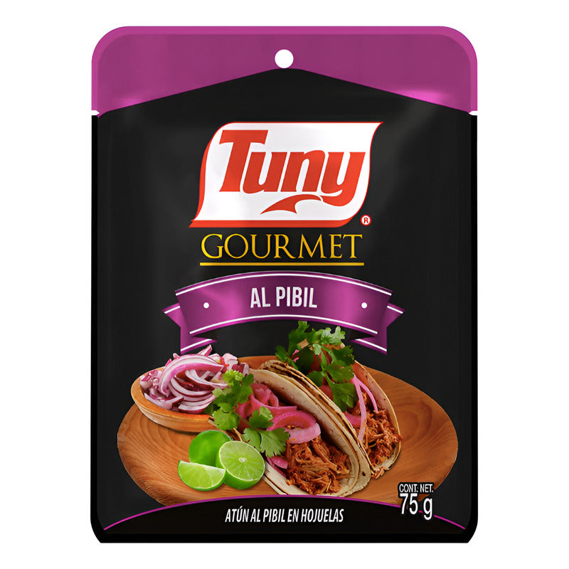 Lomo De Atun Al Pibil Gourmet Tuny 12 Piezas De 75grs