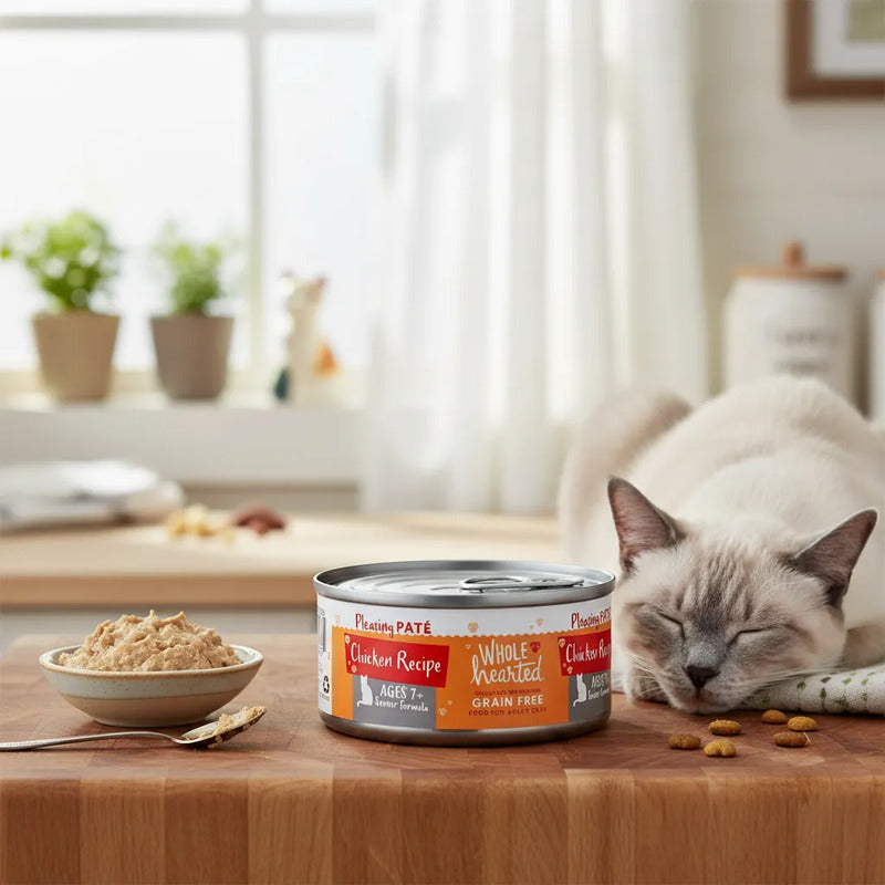 Alimento Natural Húmedo Para Gato Senior Receta Pollo, 85 G