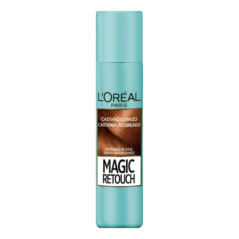 Retocador Raiz L'oréal Magi Retouch Castaño Cobrizo 3pz 75ml Castaño Cobrizo