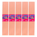 Papel Crepe Color Durazno De 50cm X 2m 20 Pliegos Durazno Papel Crepe