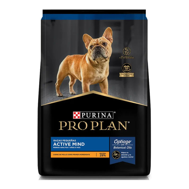 Alimento Pro Plan Optiage Active Mind Razas Pequeñas Para Perro Senior De Raza Pequeña Sabor Pollo Y Arroz De 7.5 Kg