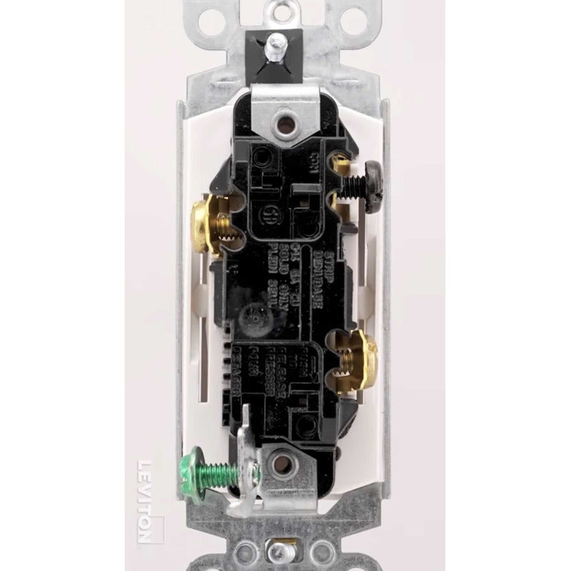Interruptor De Tres Vías Blanco Leviton