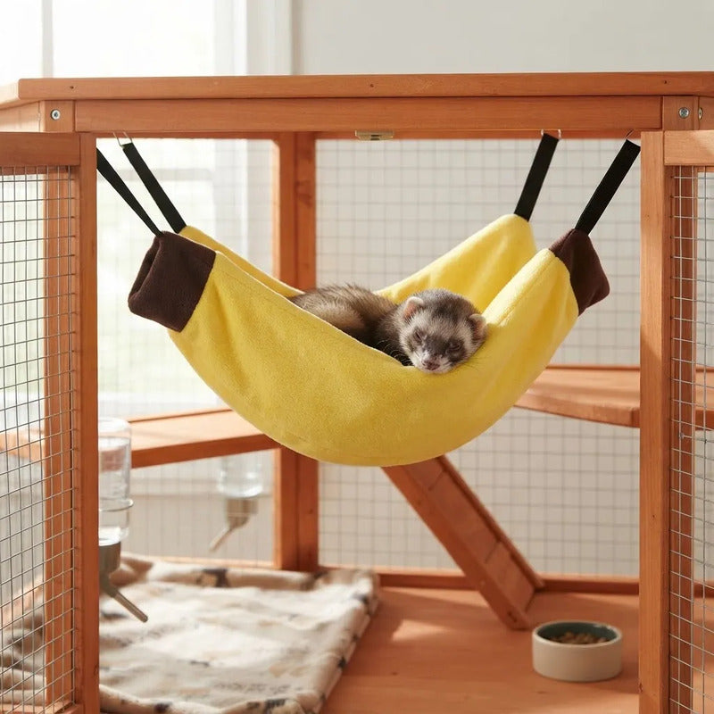 Marshall Hamaca Para Hurón Con Forma De Banana Amarillo