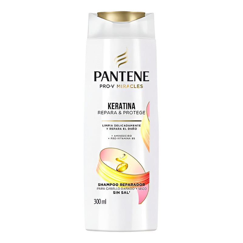 Shampoo Pantene Keratina Repara Y Protege 300 Ml