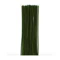 Limpia Pipas Terciopelo Color Verde Oscuro De 30cm 200pz