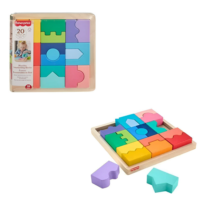 Juguete Bebé Fisher Price Kit Instrumentos Musicales  Madera Multicolor