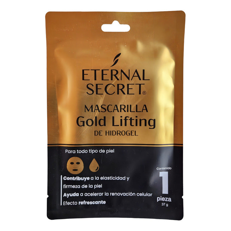 Mascarilla Gold Lifting De Hidrogel Eternal Secret 37g Tipo De Piel Todo Tipo De Piel