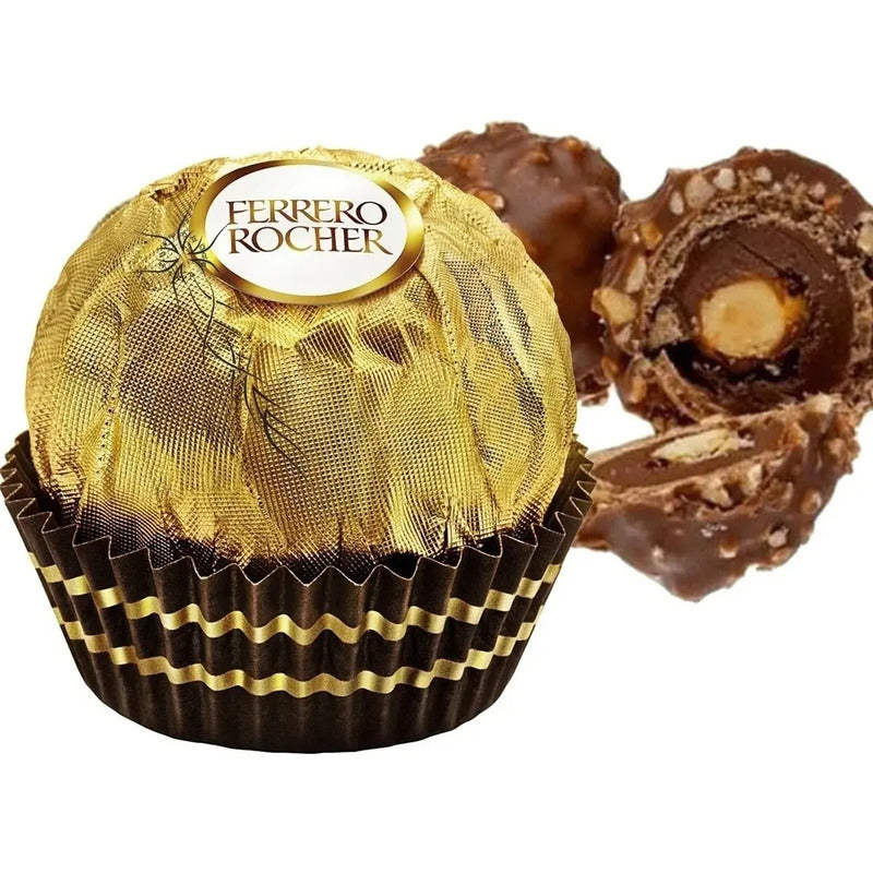 Ferrero Rocher Bombón Chocolate Avellana 300g Pack 24 Piezas