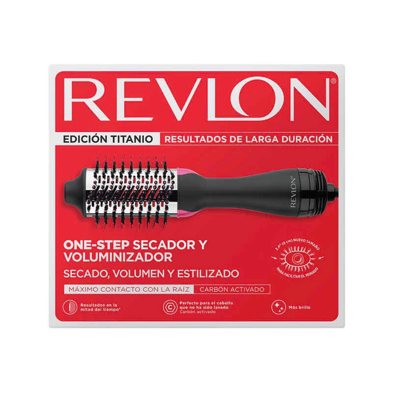 Secador Y Voluminizador De Titanio Para Cabello Revlon