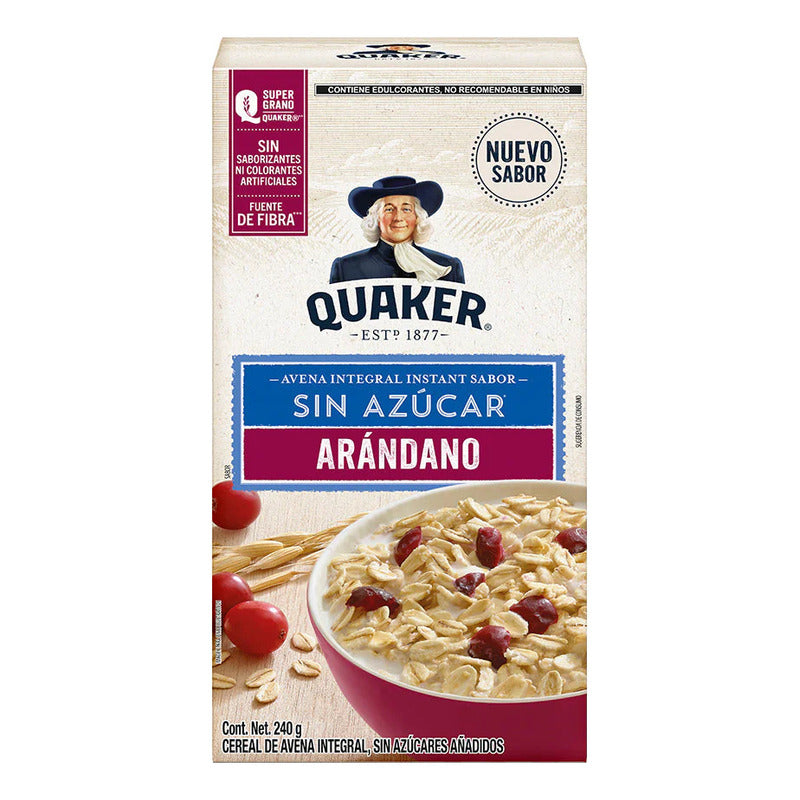 Quaker Avena  Sin Azúcar Arándano