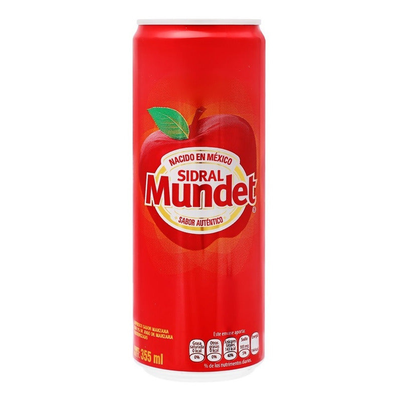 Refresco Manzana Sidral Mundet 355ml (12piezas)