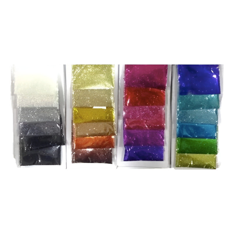 Diamantina #1 Colores Surtidos Metalicos De 1mm 12pzas D 50g Surtido