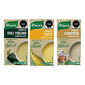 Crema Knorr 3 Piezas Surtido: Elote, Champiñones Y Poblano