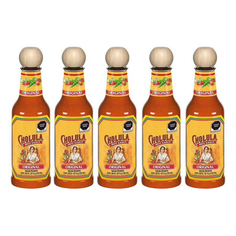 Salsa Picante Cholula 150 Ml 5 Pz