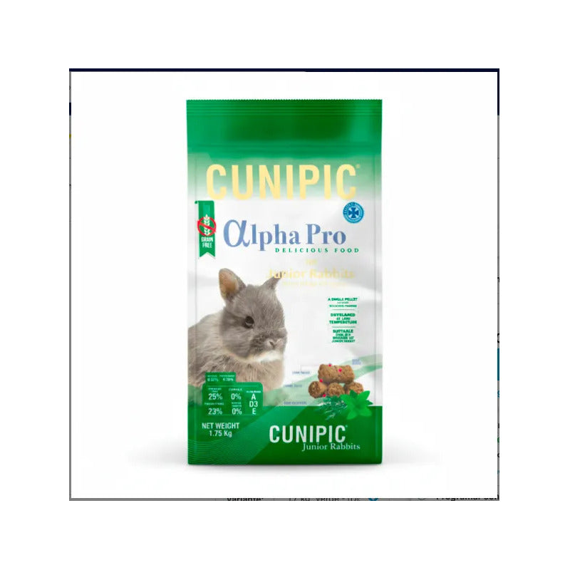 Cunipic Alpha Pro Alimento Para Conejo Junior, 1.7 Kg
