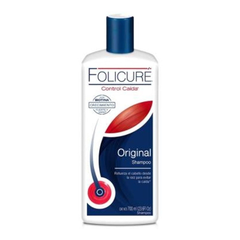 Shampoo Folicuré Original Control Caída 700 Ml