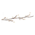 Guía Navideña De Cerezas Color Champaña 1pz De 1.83m