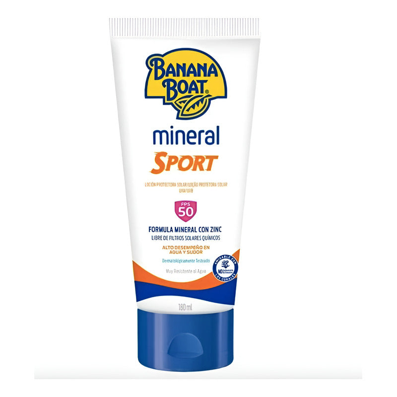 Protector Banana Boat Mineral Sport Fps 50 3 Pzas De 180ml