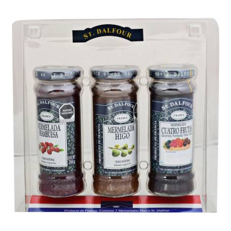 Mermeladas St. Dalfour Surtido 3 Pzas De 284g