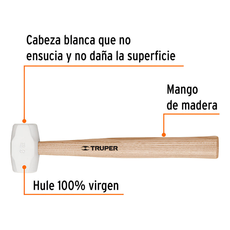 Mazo Hule 8 Oz Truper 16930