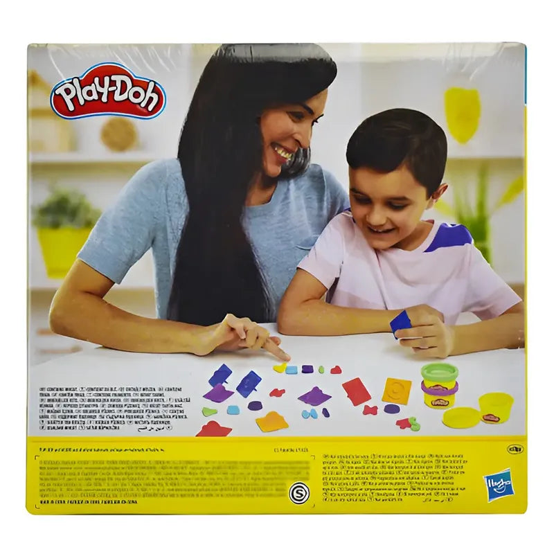 Set De Masas Hasbro Play-doh E8532 Fundamentals Letras Con 26 Sellos Y 6 Latas Multicolor