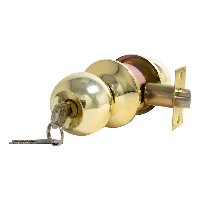 Cerradura Pomo Para Recamara Dorado
