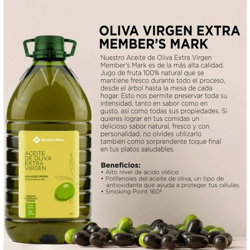 Aceite De Oliva Extra Virgen 2l (2piezas)