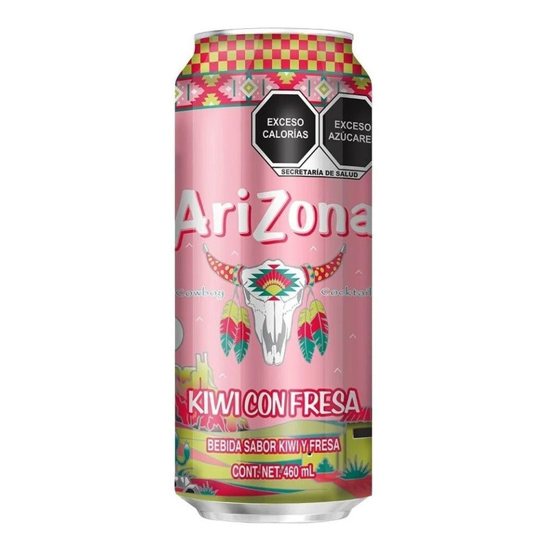 Bebida Arizona Kiwi Con Fresa 460ml (6 Pza)
