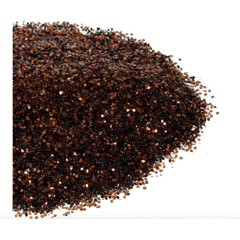 Diamantina #2 Color Cafe Metal De 0.6mm 12 Piezas De 50gr Café
