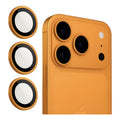 Protector De Camara Para iPhone 17 Pro Max 17 Pro Lente Mica Naranja