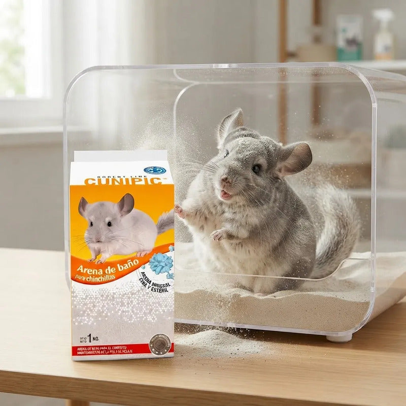 Cunipic Arena De Baño Para Chinchilla, 1 Kg