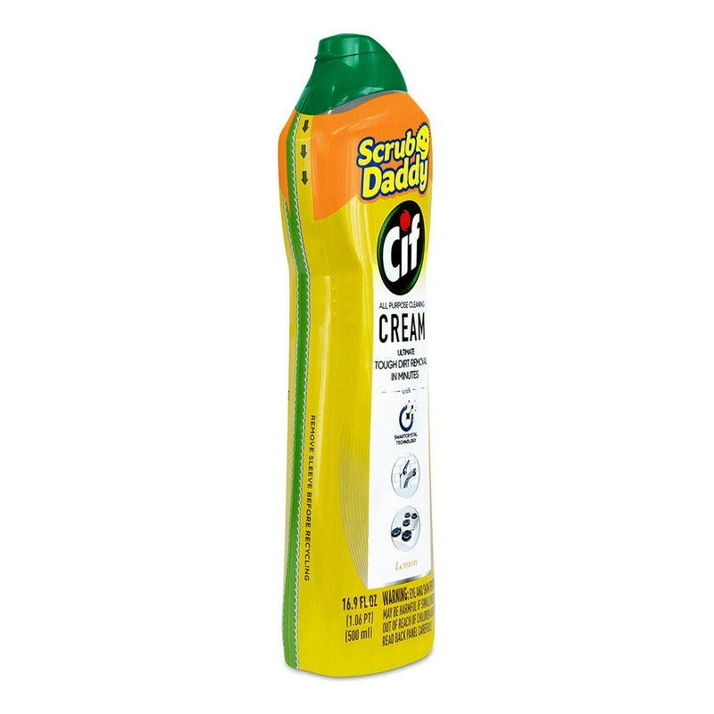 Limpiador En Crema Multiusos Cif & Scrub Daddy Lemon