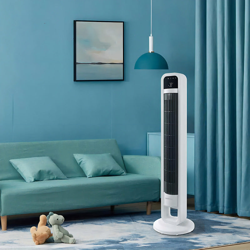Ventilador De Torre Omnibreeze 4 Velocidades Con Control Remoto 26 Cm Blanco Plástico 0