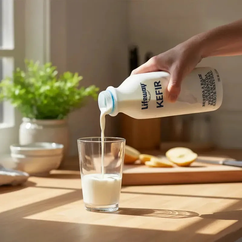 Bebida Lifeway Kefir Sabor Natural Baja Grasa 946ml (2pzas)