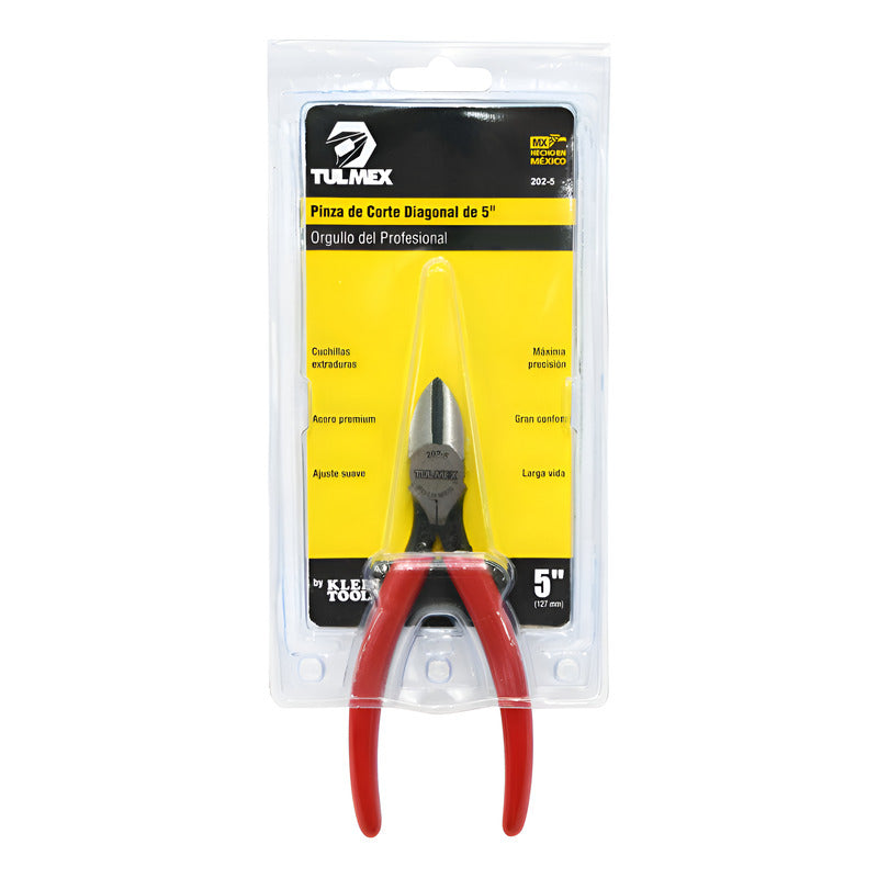 Pinza Corte Diagonal De 5  Rojo