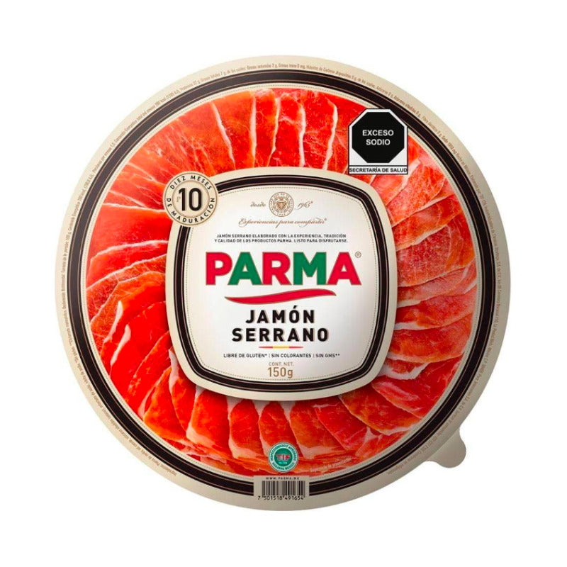 Jamón Serrano Parma Charola De 150 G