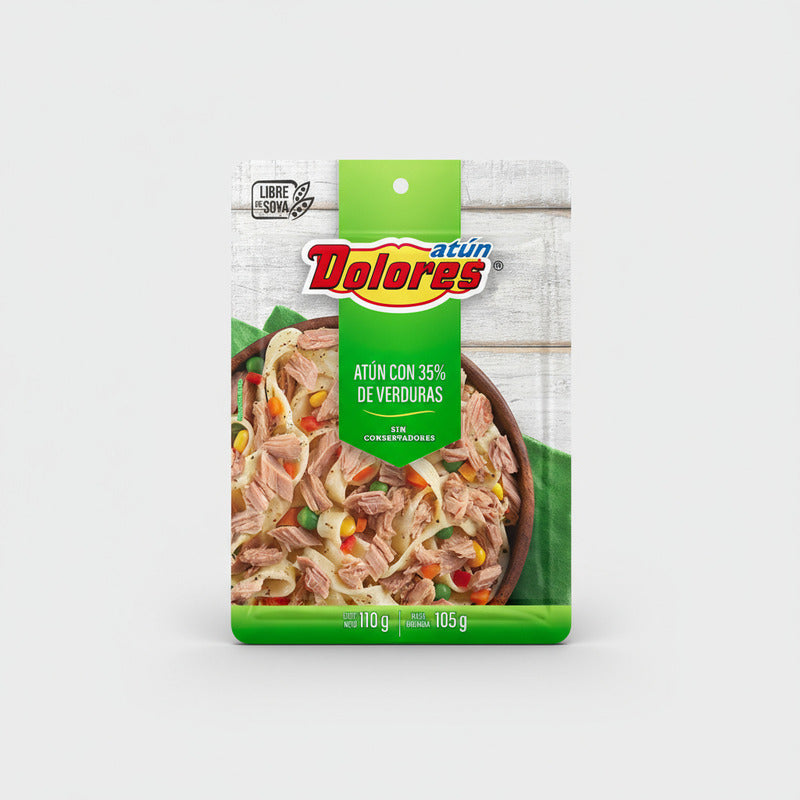 Atún Dolores Ensalada De Atún Con Verduras 3 Piezas De 110gr